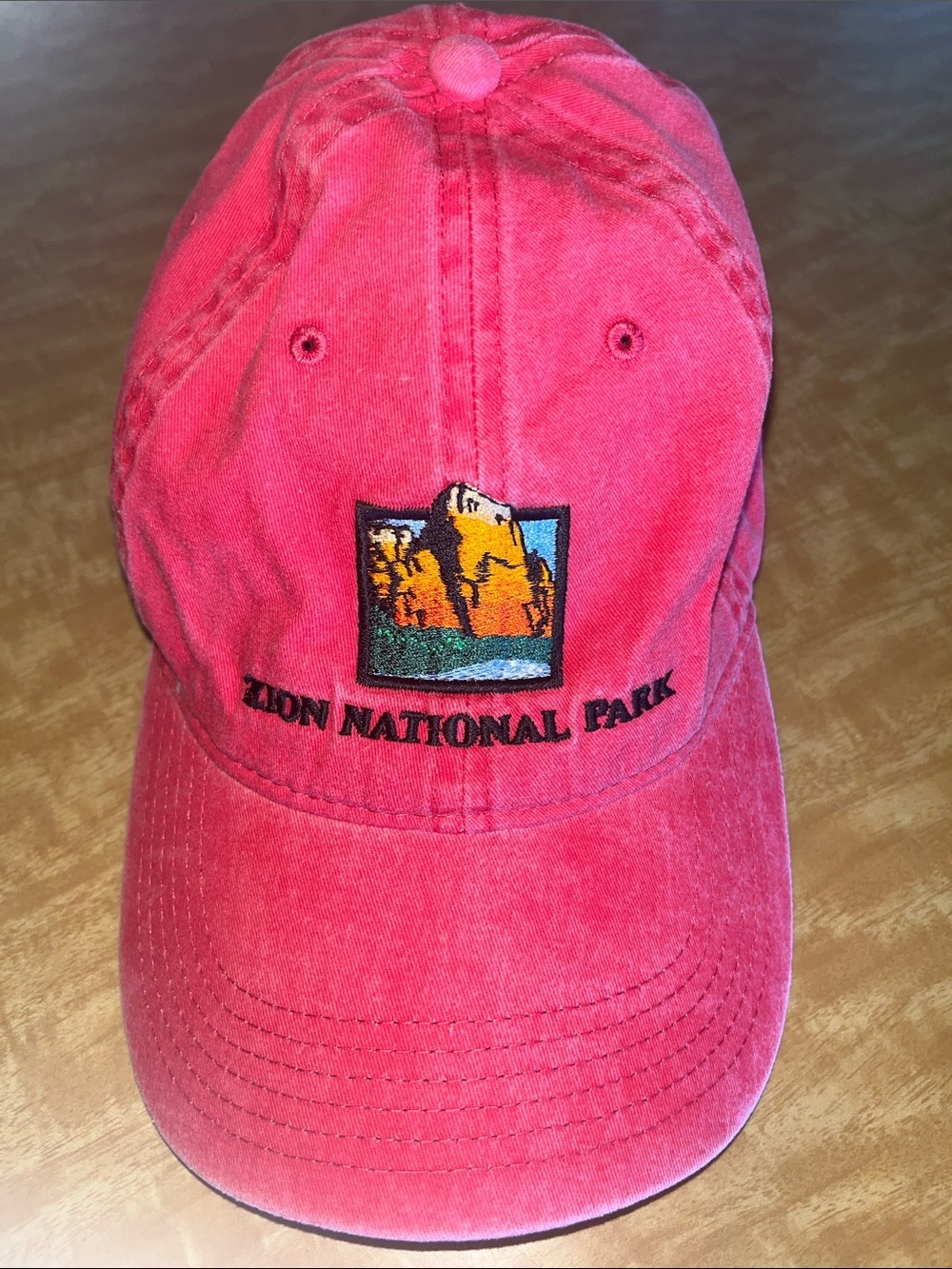 OTTO Red Zion National Park Embroidered Baseball Cap